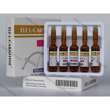 Perda de peso L-Carnitina Injeção 2g / 5ml, 500mg / 5ml, 1g / 5ml